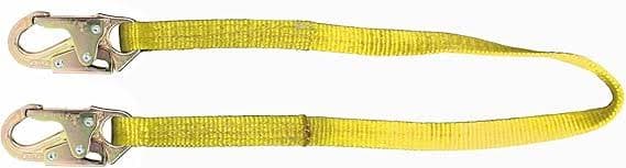 2-units min. MSA Safety Incorporated  Yellow 3ft Nylon Web Lanyard Csa - SWL3268703LS
