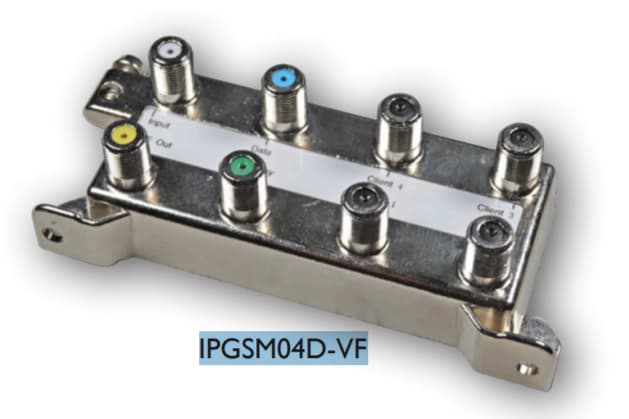 131-units min. Times Fiber Communications Inc. IPGSM04DVF In Tivo Moca Tuned Splitter - IPGSM04D-VF