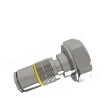 8-units min. Amphenol  Acc Connector, 7/16din(male) For 1/4" Superflex Cable - AFB283-1