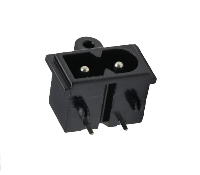 Unknown SS-02-01F-DLH - Ac Power Sock 2p 13mm Ra Dip Pg Pn 1215-01qj000 Mf Pn Ss-02-01f-dlh