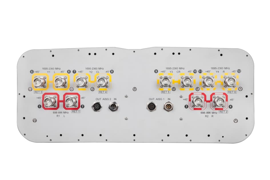 CommScope NNH4-65A-R6H4 - Commscope, Nnh4-65a-r6h4, Ant - 4lb, 8hb, 65deg, 6ret:, Ant - 4lb, 8hb, 65deg, 6ret: