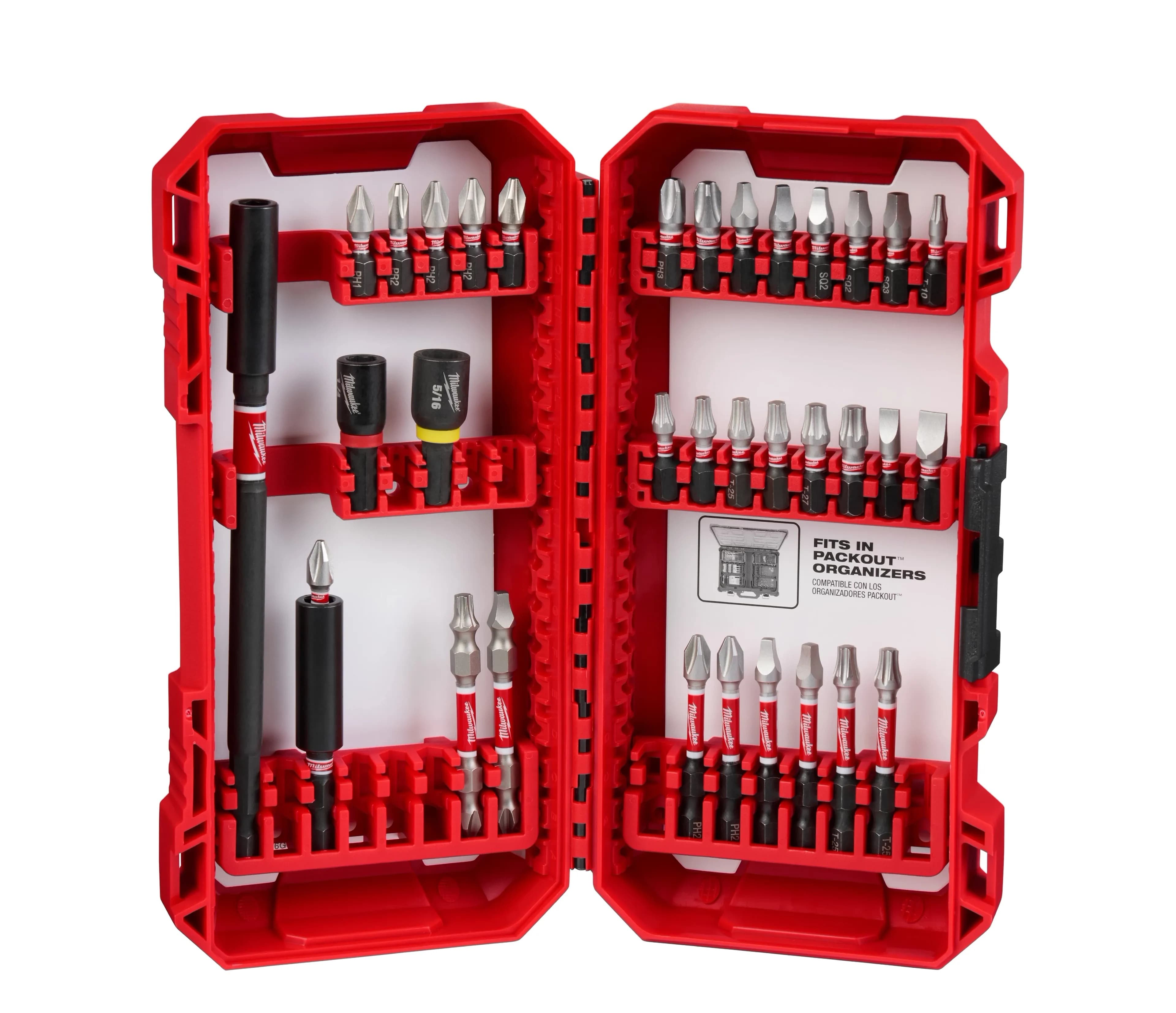 Milwaukee Tool 48-32-5101 - Shockwave Impact Duty Driver Bit Set - 34pc