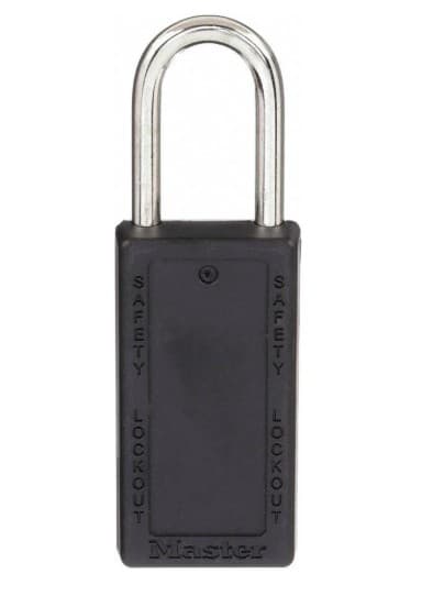 5-units min. Master Lock  ZENEXÉ THERMOPLASTIC SAFETY PADLOCK, 1-1/2IN (38MM) WIDE WITH 1-1/2IN (38MM) SHACKLE - 411KAS12