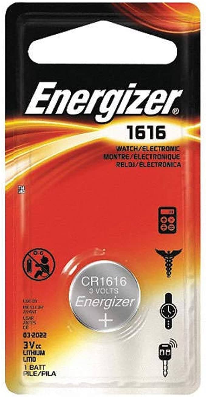 25-units min. Energizer Holdings  Battery 3 Volt Lithium - ECR1616BP