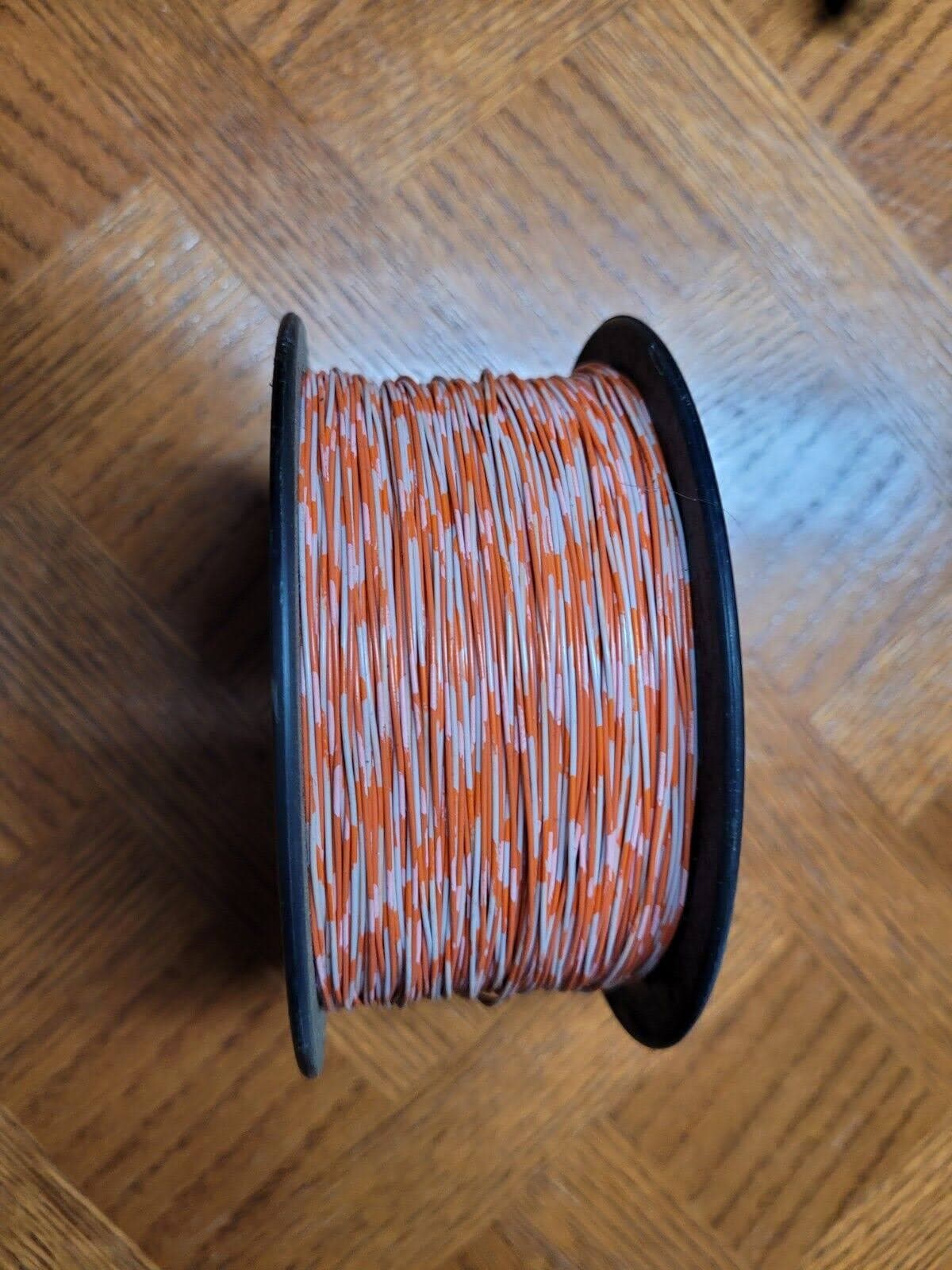 10000-units min. General Cable Industries, Inc.  Cross Connect Wire One Pair 24 Gauge Copper Conductors.  Conductors Have A Minimum Two Twists Per Foot.  Jacket Is Bandmarked Orange/white-white/orange.  Wire Comes On A 1000 Foot Spool.    7023773 - 7023773