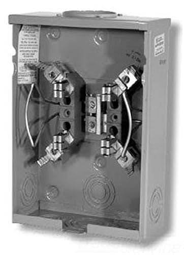 Milbank U7487RLTGKK - 125a 4mtr Socket Overhead/underground; 600 Vac; 8"w X 3-5/16