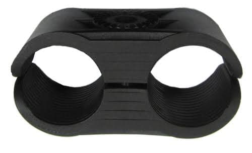 11-units min. Rosenberger  Double Clamp To Suit 1 1/4 Coaxial Cable (kit Of 10) - TH496-DC114