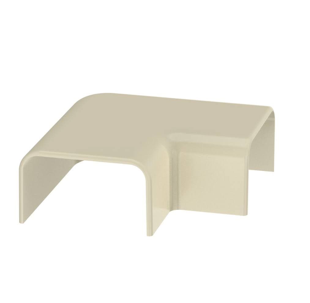 5-units min. Panduit Corporation  Fitting Right Angle One Inch Bend Radius Size 10 Electric Ivory Ld10/ldp10 Raceway 10/pkg - RAFC10EI-X