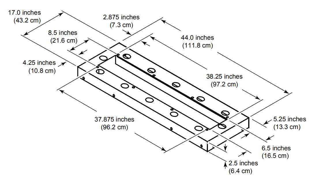 Vertiv Corporation F571315 - Mounting Ring Standard Width Ultra And Univ