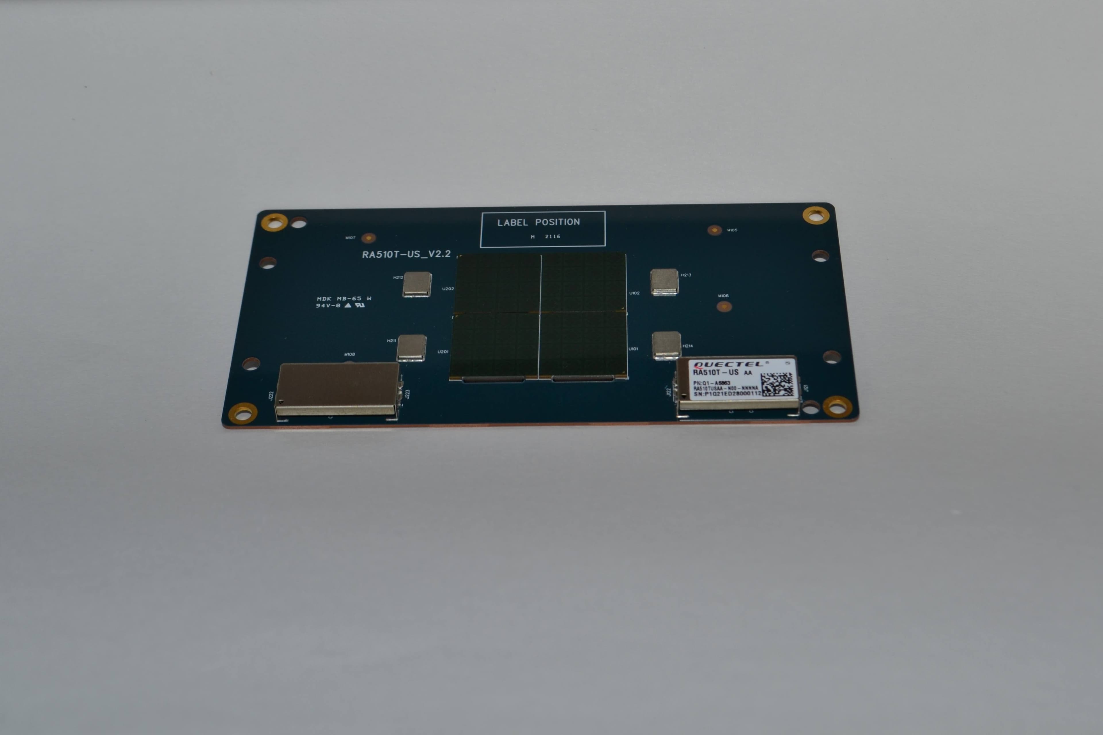 10-units min. Quectel RA510T-US - mmWave RF carrier board (MOQ 10 pcs) - RA510T-US