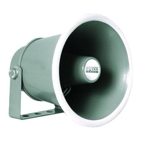 2-units min. Speco Technologies  6 in PA horn, 15 watt, Weatherproof - SPC10