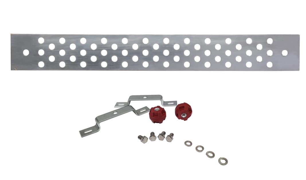 Generic Brand UGBKIT-T - 1/4X2.5X19.5UNIV 58-HOLE TINNED CU BUSS BAR W/INS & HDW