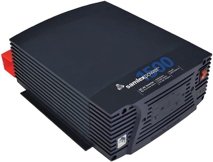 SamlexAmerica SSW-1500-12A - 1500 Watt Pure Sine Wave Inverter, 12 Vdc