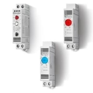 6-units min. Finder 7T.81.0.000.2403 – Panel Thermostat – SPST-NC 10A - 7T.81.0.000.2403