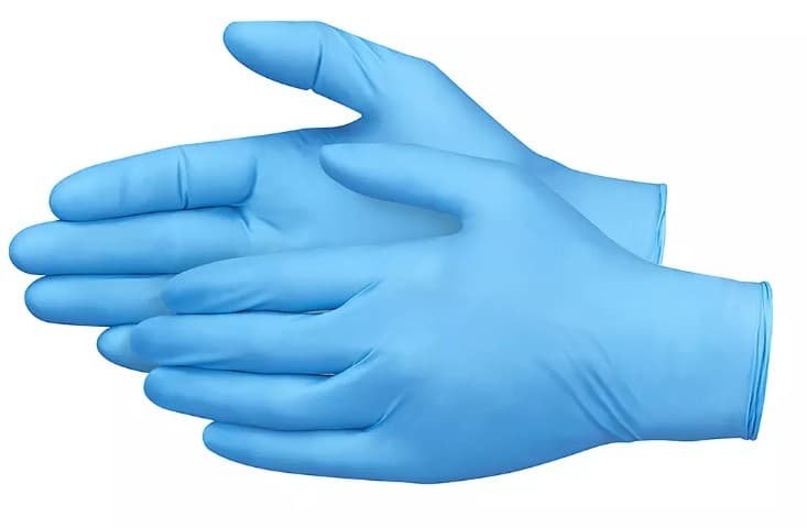 ULine S-14180L - Uline Extra Tough Nitrile Gloves - Powder-free , Large
