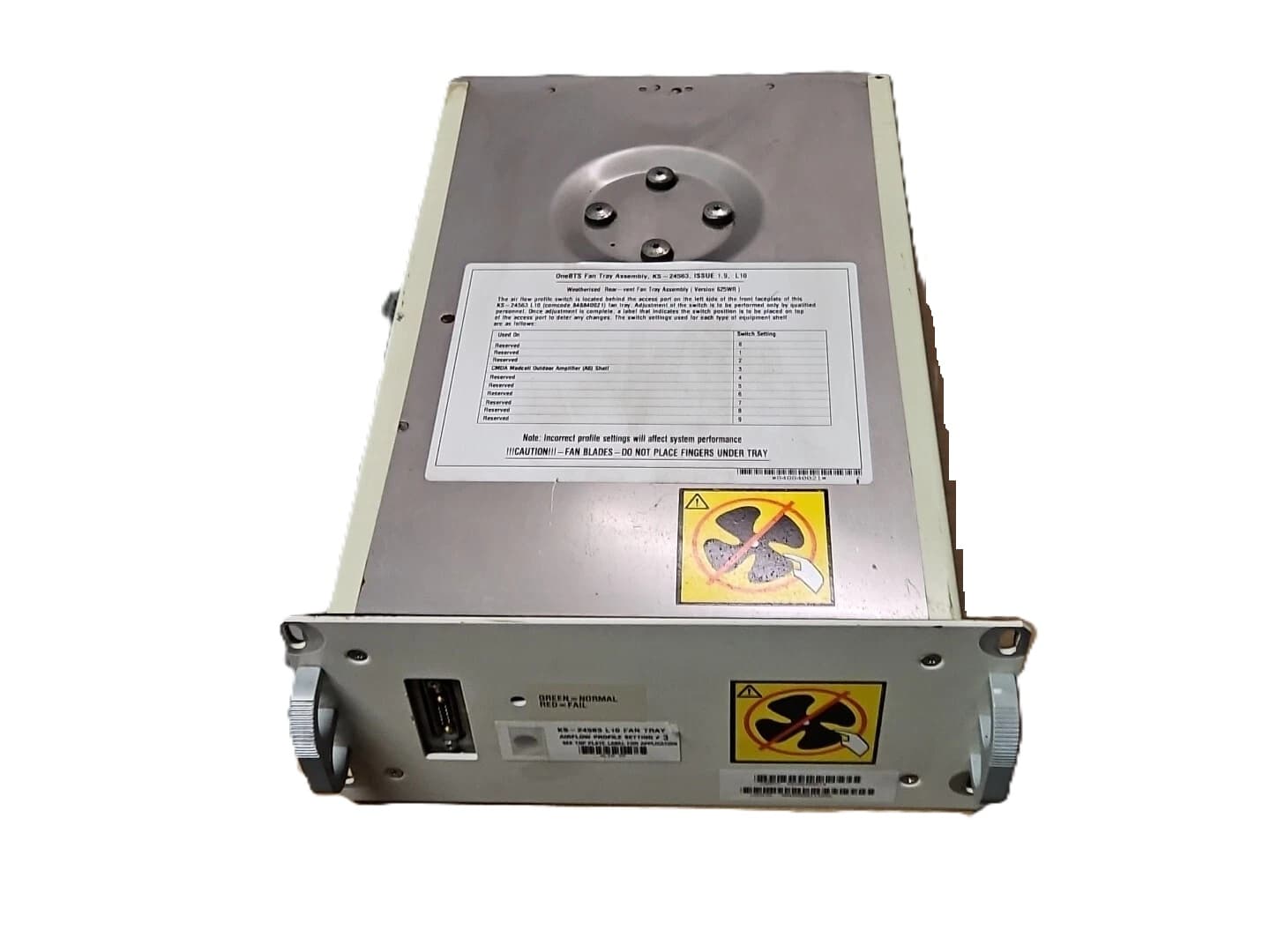 Alcatel-Lucent KS-24563L10 - 848840021 Fan Tray Assy 4.o Mod