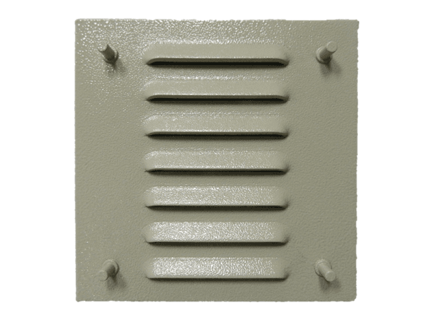 4-units min. Unknown  5.5"x5.5" Louvered Plate - ZZZP-LP5.5X5.5