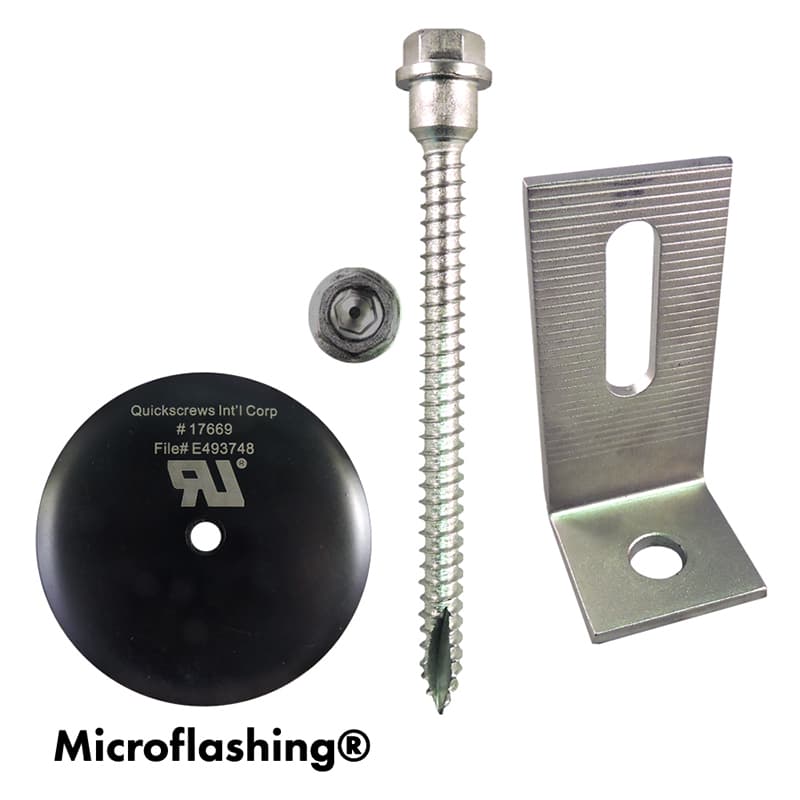 Quickscrews International Corporation 17662 - Qscw Microflashing 3in 25/cs