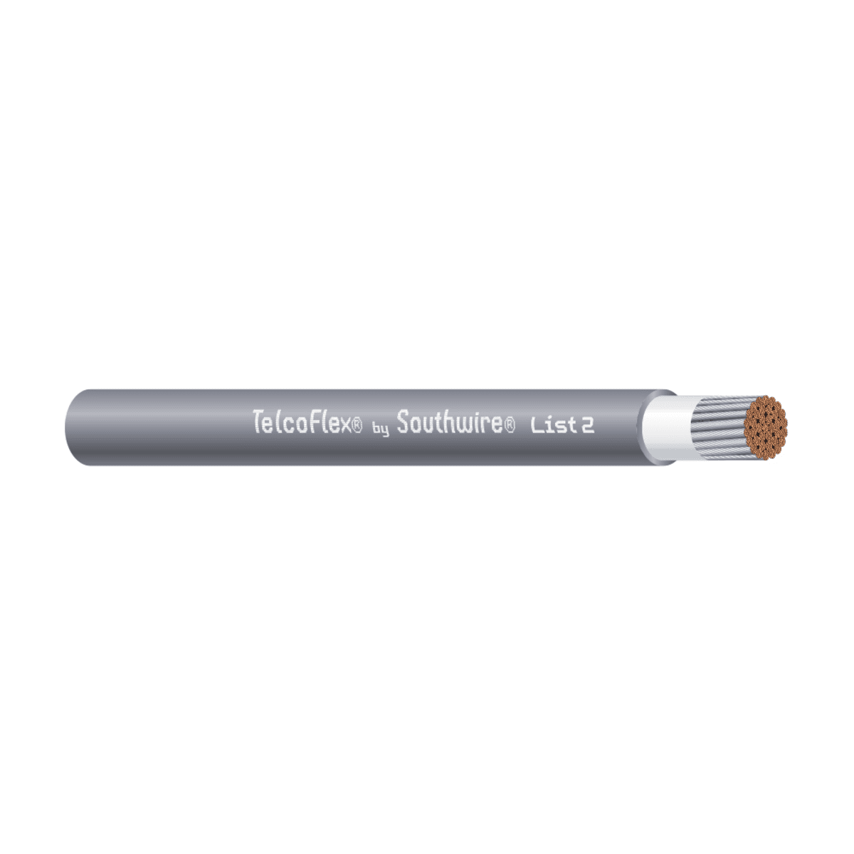76-units min. Southwire  Southwire Telcoflex List2 6awg Gray - 57158301