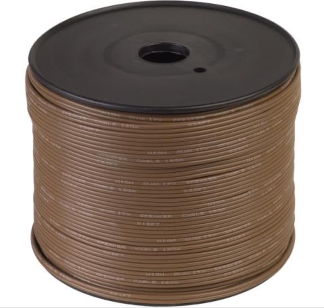 Haines Products AZ18-500-SPABR - 18 ga 2 conductor Brown Zip cord500 ft.