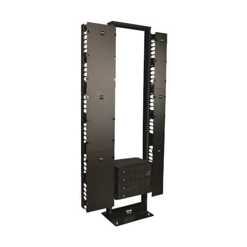 Tripp Lite SRCABLEVRT12 - 12" Finger Duct w/Cover Vert Cbl Mngr
