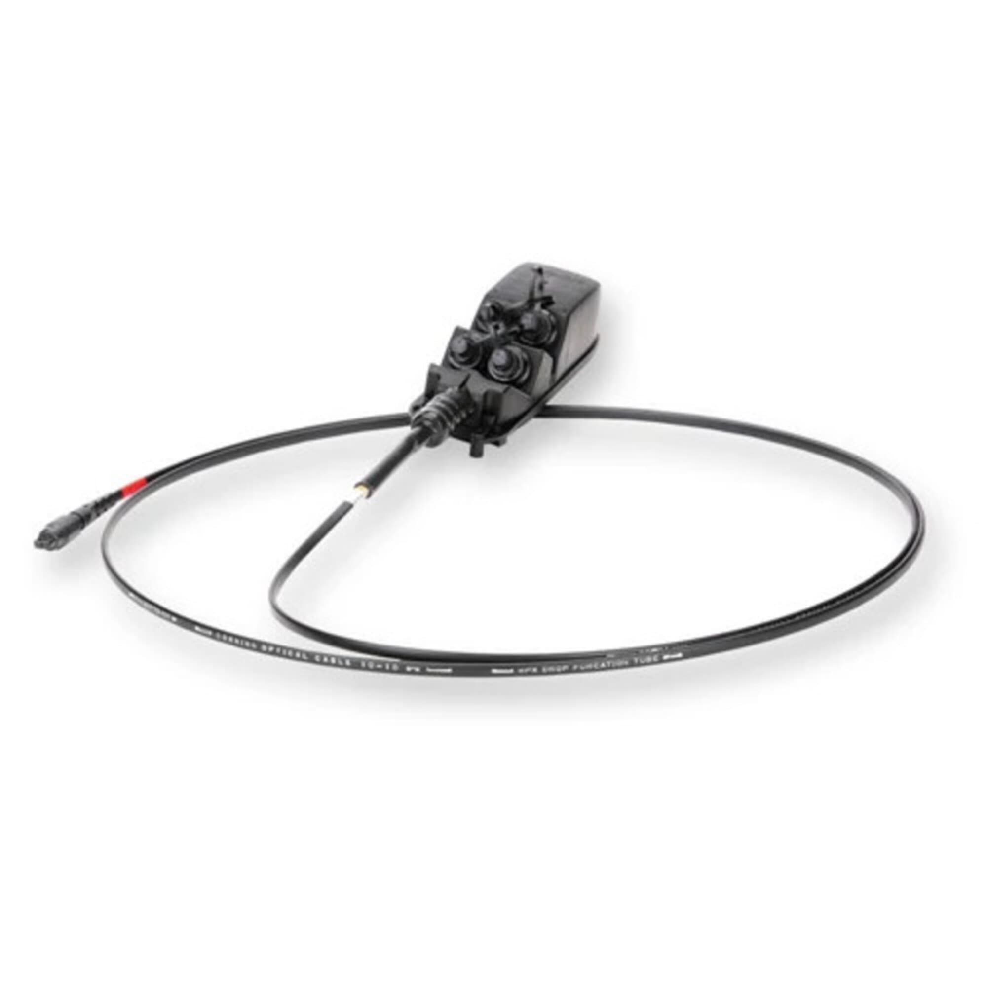 CORNING OPTICAL COMMUNICATIONS LLC - Multiport Terminal Mtb, 04 Port, 44 - Sm Scapc Sm Connector, Wall/Pole/Pedestal Mount, 500 Ft Stub Of Sst Flat Toneable Drop Cable - MTB-0444TD500FW-P