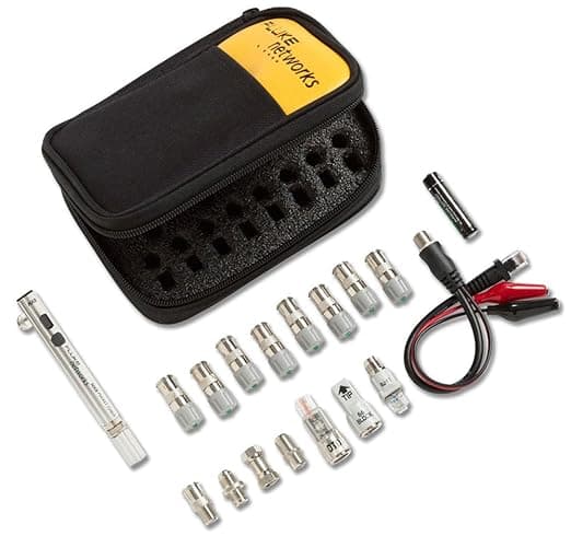 Fluke PTNX8 - Set Test Parts Ptnx8 Unit. Pocket Toner Ptnx8 Toner Unit Includes Nx8 Unit Toner F-type (m-push Speed 81) Adapters 1-aaa Battery & Deluxe Case With Belt Clip.