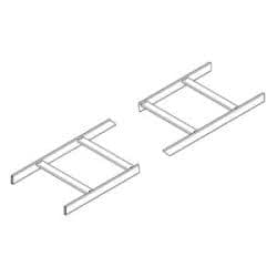 B-Line SB17U12BFB - Black Cable Ladder 12" Wide