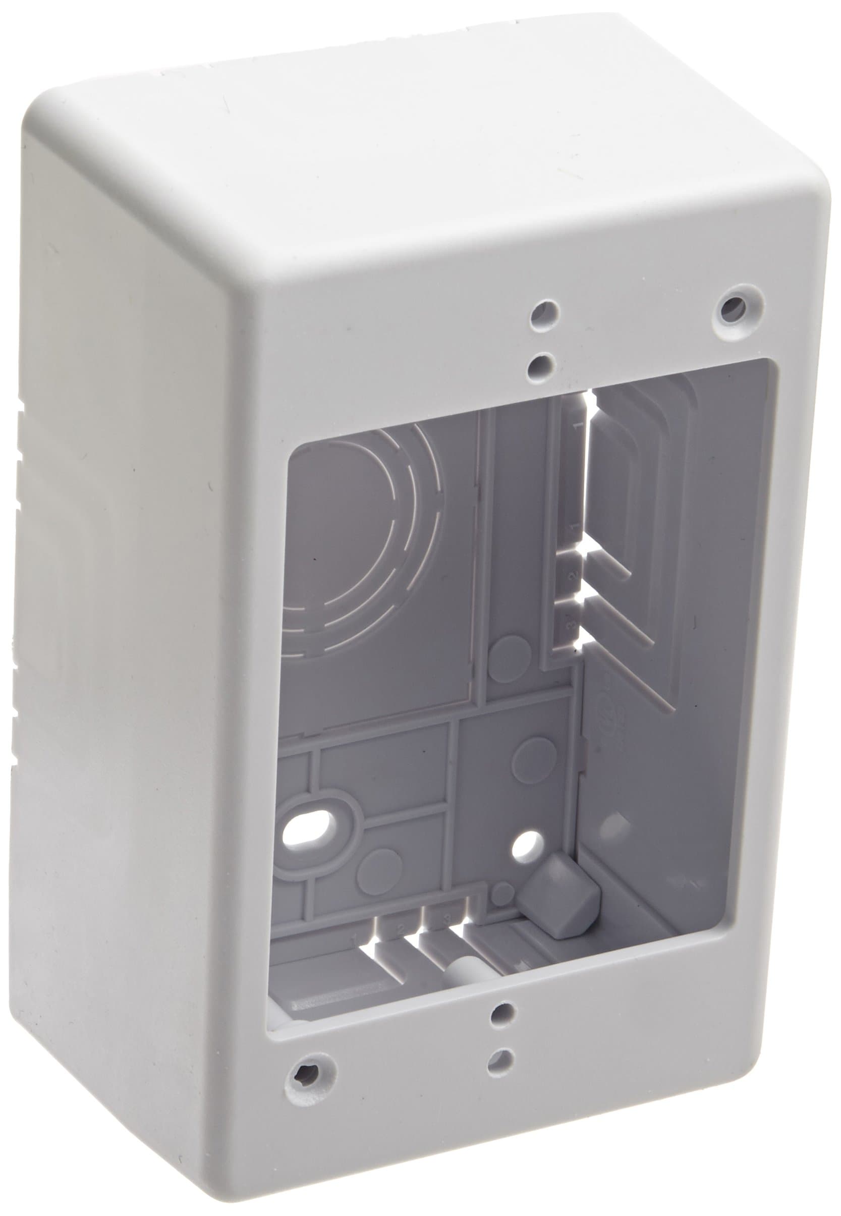 177-units min. Hellermann - Tyton Tsrw-Jb2 Single Gang Junction Box, 2" Deep, Pvc, White - TSRW-JB2 - TSRW-JB2