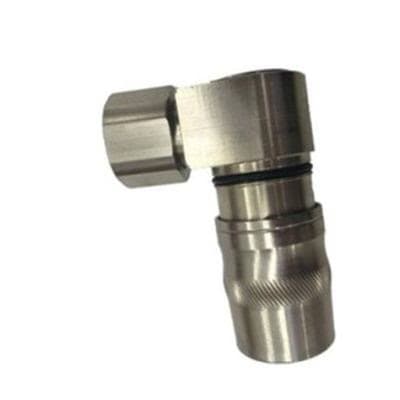 2-units min. JMA Wireless  4.19.5 Mini Din Right Angle Connector For 1/4 Superflexibe C - UXP-MRA-14S