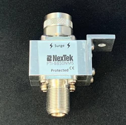 2-units min. NexTek  Dc Block Protector, N (m) Surge, N (f) Protected, 1.5 - 1000 - PTI-BB50-NMS