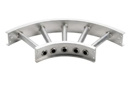 Site Pro 1 LT-C90-12-4D - Aluminum Cable Tray - 90 Degree Bend - 12