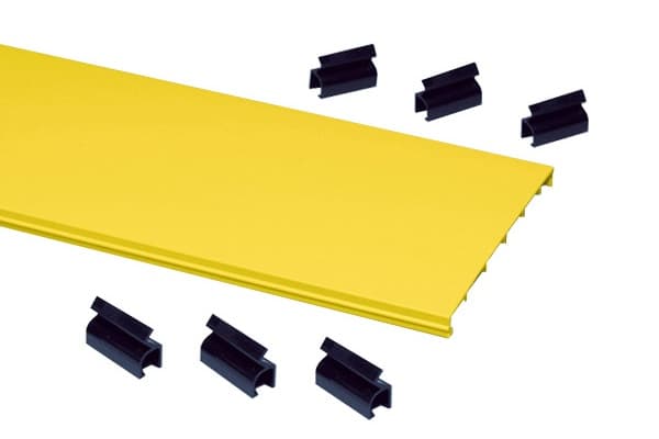 CommScope FGS-MSSC-B/G - Fiberguide Horizontal Straight Section Snap-on Cover-6 Ft For 4 Inch X 6 Inch Fiberguide System-includes 6 Quick Knobs With Mounting Fingers(rsl)