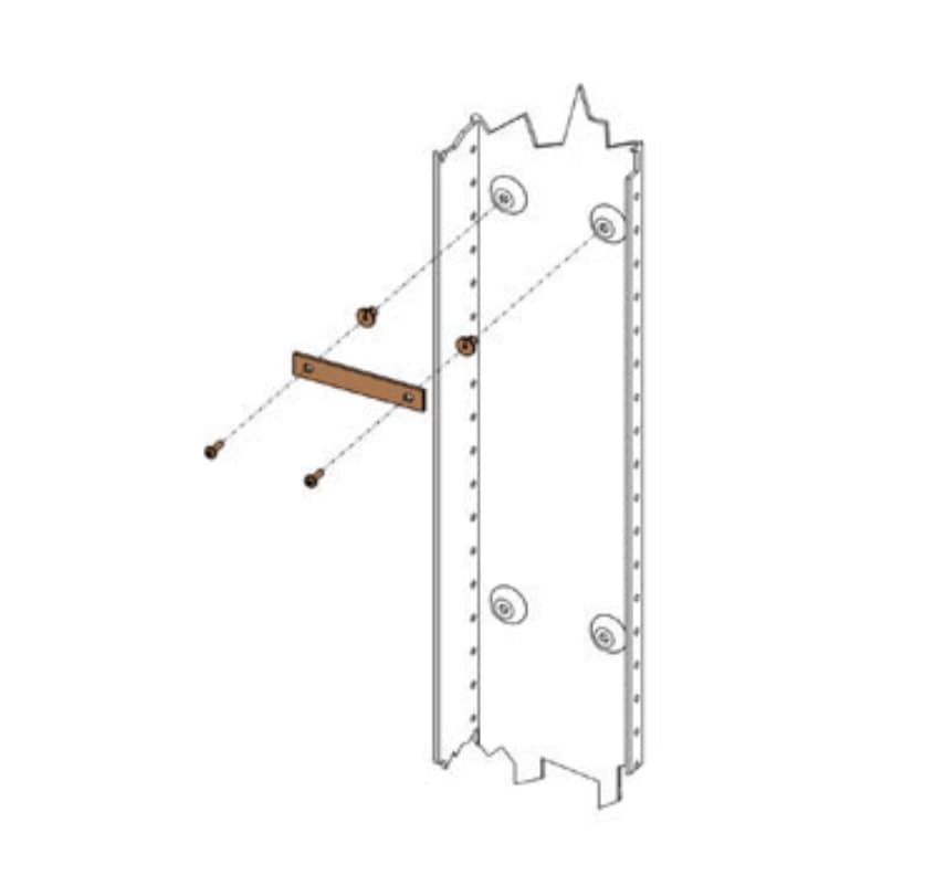 2-units min. Telect Inc  Cable Brkt Kit Screw Mt 12 Qty - 02192-15