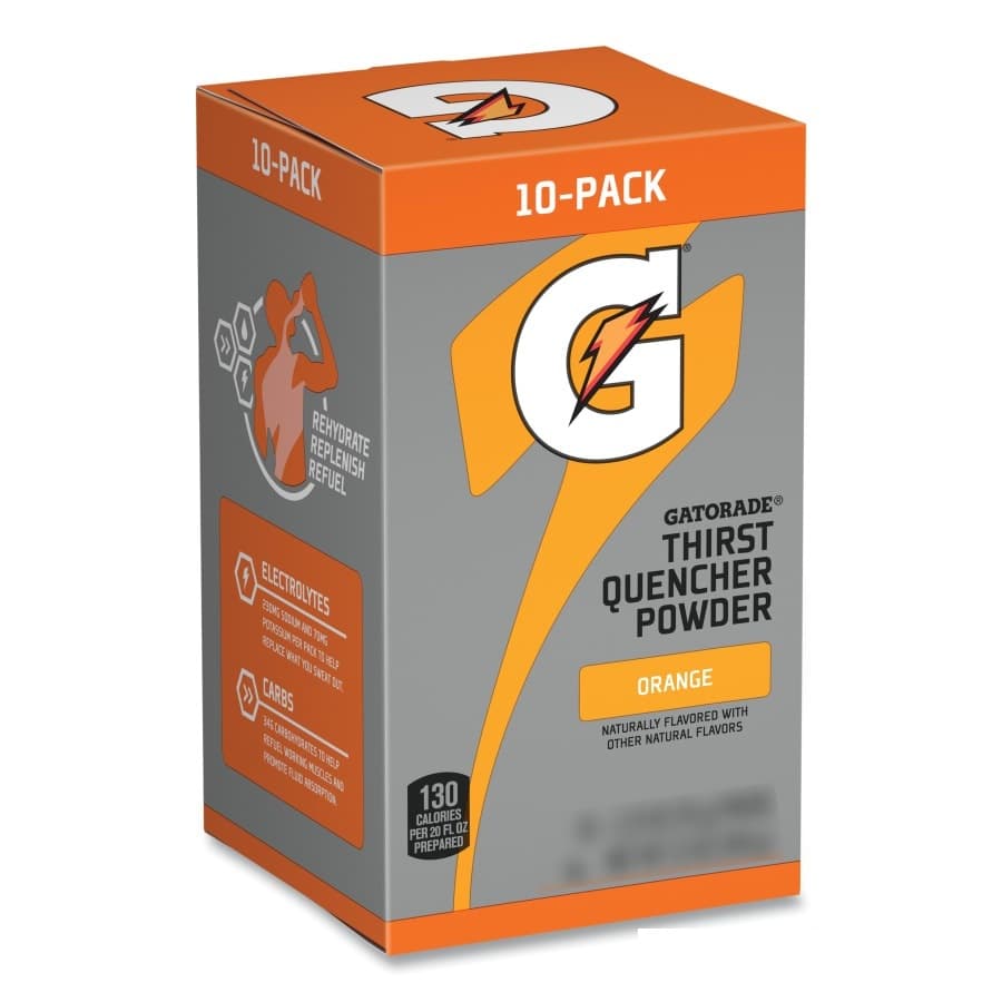 5-units min. ORS Nasco  Gatorade 20oz Powder Sticks Orange - 308-04701