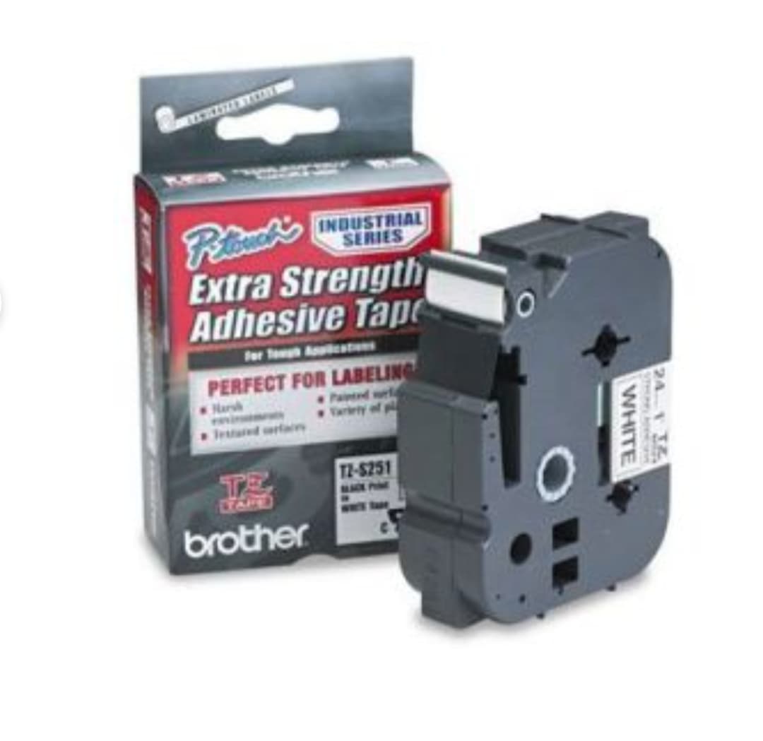 Brother Mobile Solutions TZE242 - 1 Pk Red On White 3/4in Tape 26.2 Feet For All Tz Machines Except Pt200