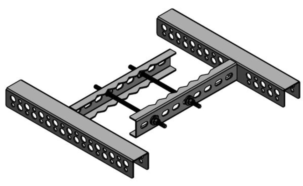 Rosenberger D-SSAN5050 - Low Pim Double Side Cable Supp