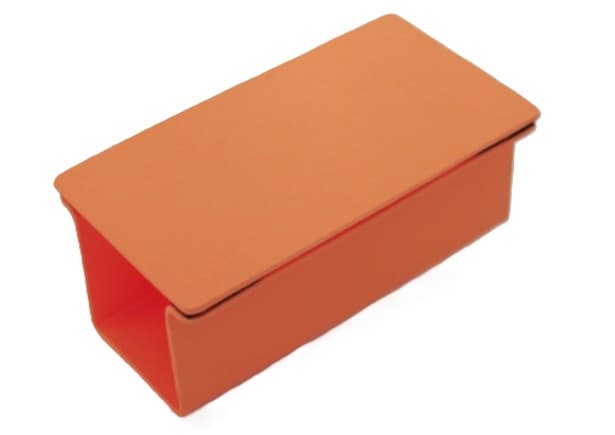 12-units min. Newton Instrument Company  Channel Splice With Cover 2x2 System 5.8 Inches Long Pre-drilled Yellow Finish - 00250500DB