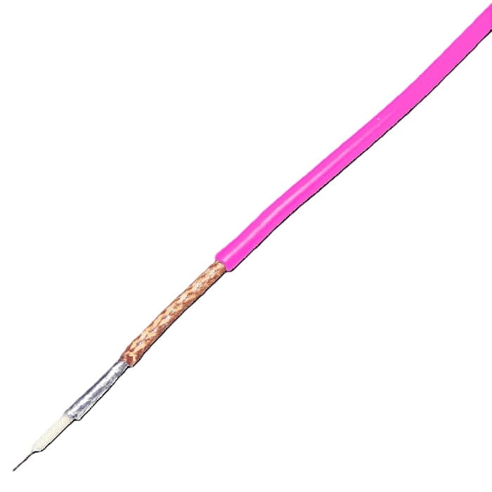 193-units min. Belden Cable, Rg59 Mini Quad Shield Pink (rose),ft - YR50391012FT