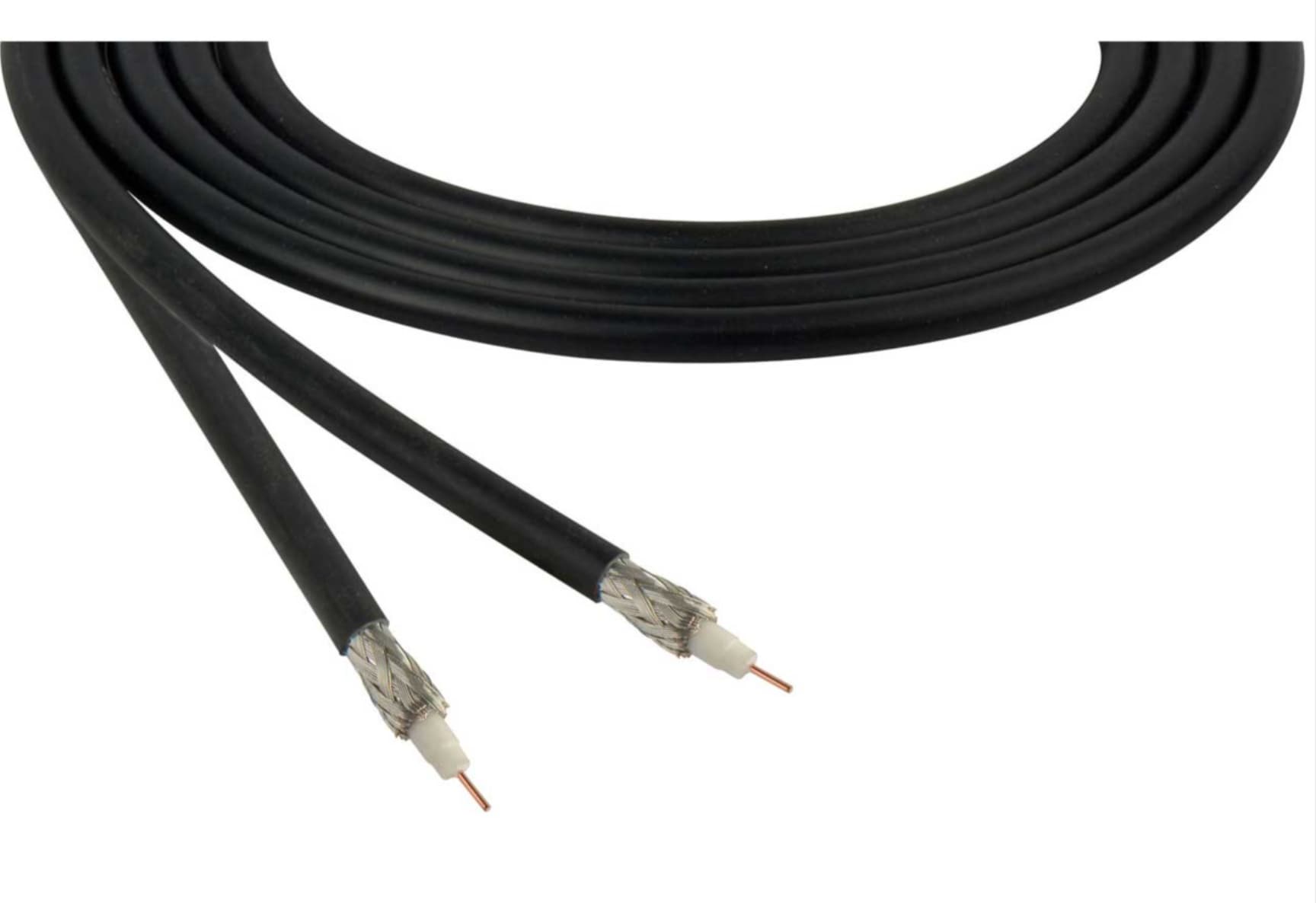 295-units min. Belden Cable, Single Mini Rg59 Tri-shield Black,ft - YR50390010FT