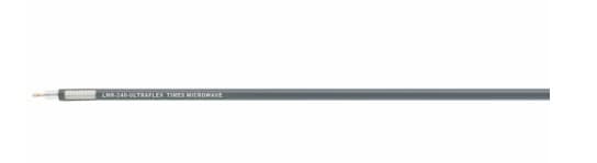 Times Microwave Systems LMR-240 - Standard Cable Black Pe  Jack