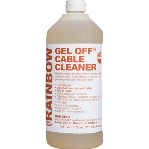 Rainbow Technology Corporation 4203 - Cleaner Cable And Tool Quart Bottle  Ea=1 *haz Orm-d*