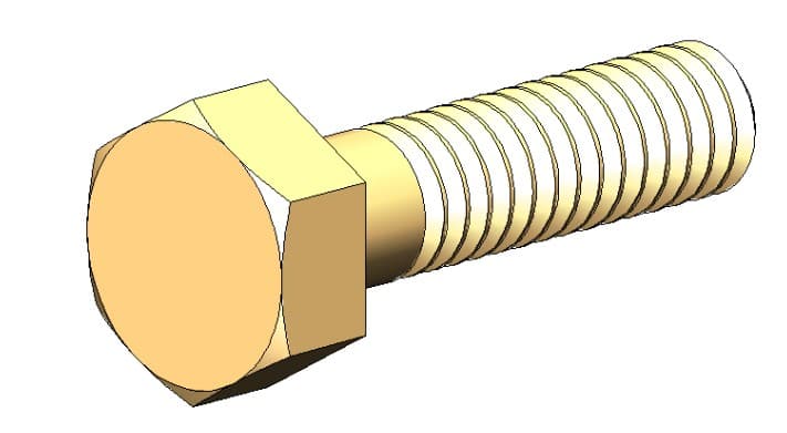 Central Steel Fabricators HH0620 - 1/4-20 Hex Head Cap Screw Steel L=5.5ln T=3/4ln Z/g