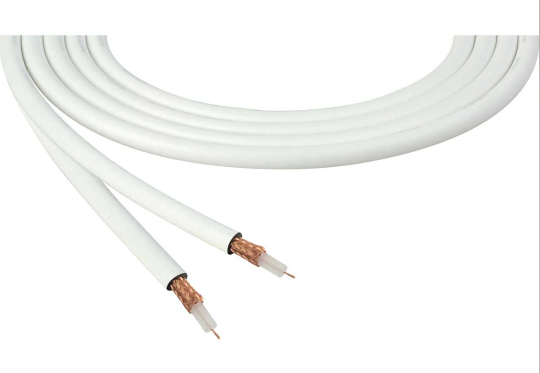 20-units min. Belden Cable, Rg59 Mini Quad Shield 8-pack White - YR53058G7Y500TVC