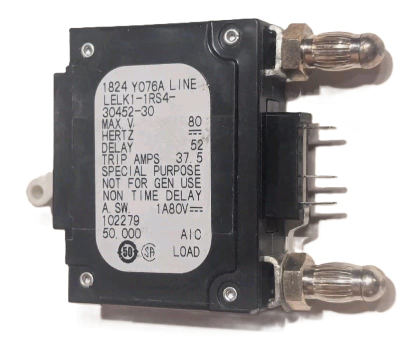 14-units min. Emerson Network Power  CB, HYD MAG, 1P, 30A, 80VDC, SPDT - 102279