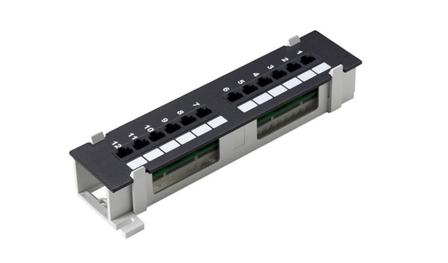 Oldcastle Infrastructure 135-0242 - Panel 12 port scapc panel with 10 ft ribbon pigtails