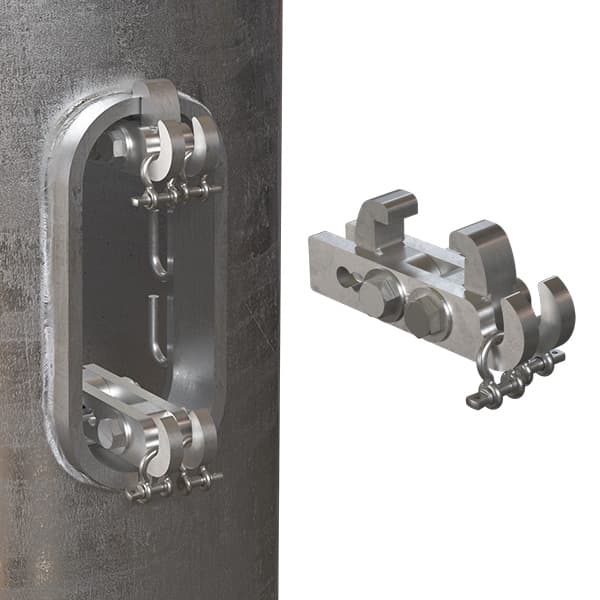 Valmont PHH-AL-SP14 - Port Hole Hanger