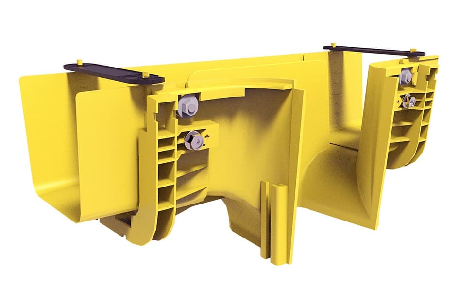 CommScope FGS-MDSP-B/I - Fiberguide Fiber Management System 4inx 6in Insertable Downspout. Fiberguide Is The Industryfts Most Comprehensive Fiber Raceway System Strong Durable And Flexible Easy To Install And Removel  Fiberguide Raceway Fittings And Junctions Accessory