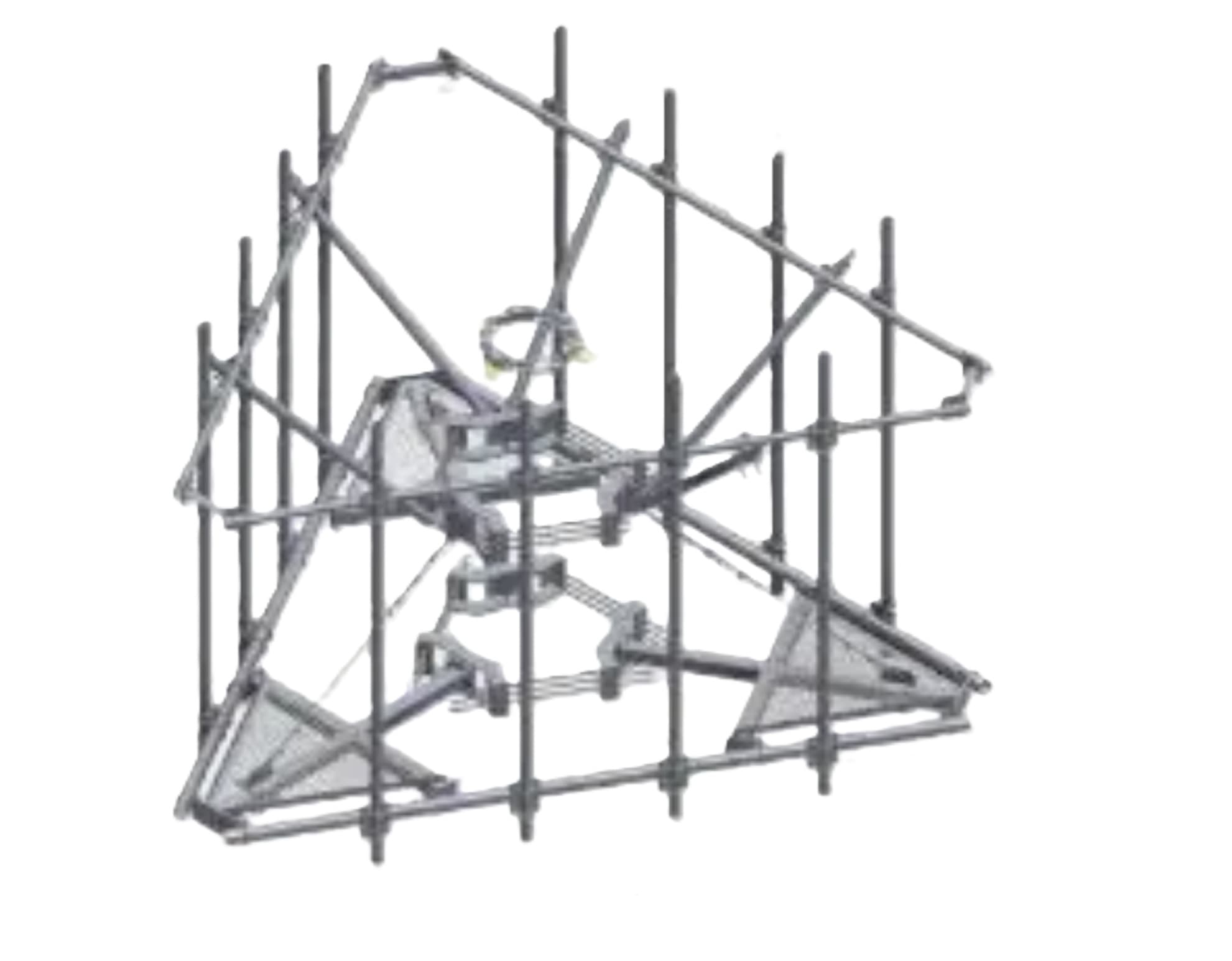 Valmont RMQLP-4120-H10 - 14 3-sided Platform Frame