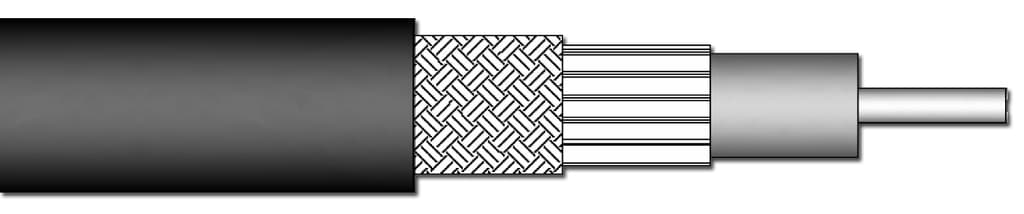 Rosenberger TM-RBK-240 - 1/4in Flexible Low Loss Coaxia